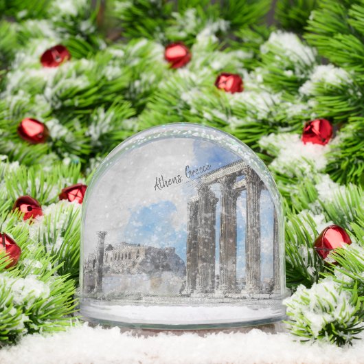 Temple of Olympian Zeus Athens – Ancient Greece Sneeuwbol (Kerstmis)