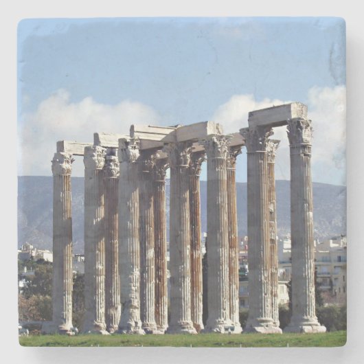 Temple of Olympian Zeus Stenen Onderzetter (Voorkant)