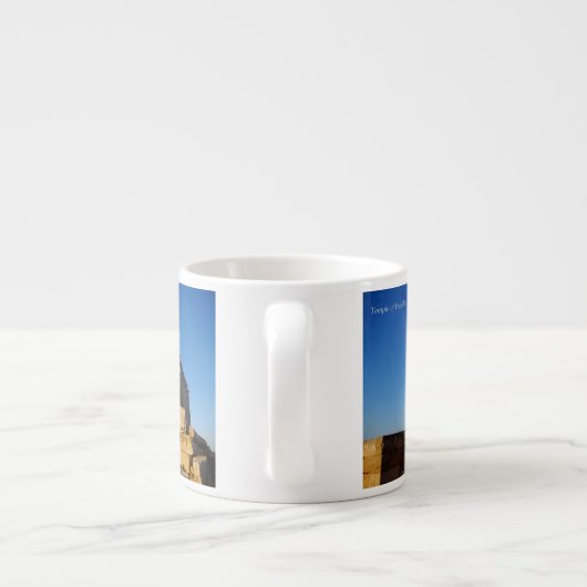 Temple of Poseidon - Sounio Espresso Kop (Achterkant)