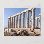 Temple of Poseidon, Sounion, Griekenland Briefkaart (Voorkant)