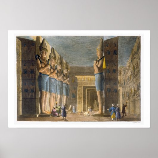 Temple of Ramesses II (1279-13 voor Christus) Abu  Poster (Voorkant)