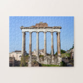 Temple of Saturn in the Roman Forum - Rome, Italië Legpuzzel (Horizontaal)