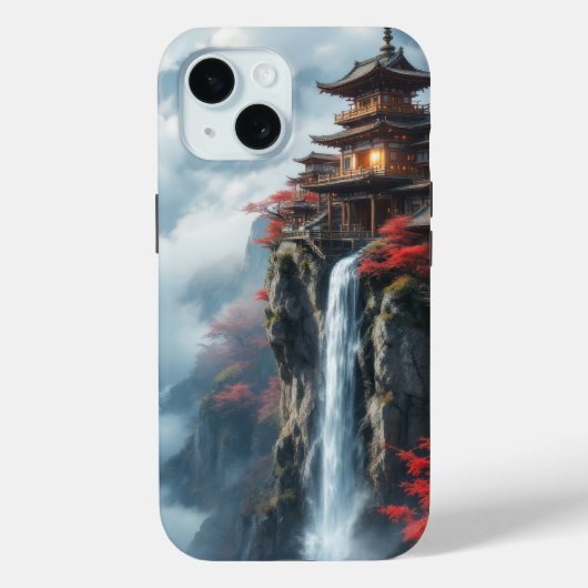 Temple of the Eternal Falls: Crimson Dawn Case-Mate iPhone Case (Achterkant)