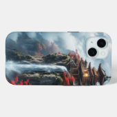 Temple of the Eternal Falls: Crimson Dawn Case-Mate iPhone Case (Achterkant (horizontaal))
