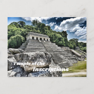 Temple of the Inscriptions, Palenque, Mexico Briefkaart