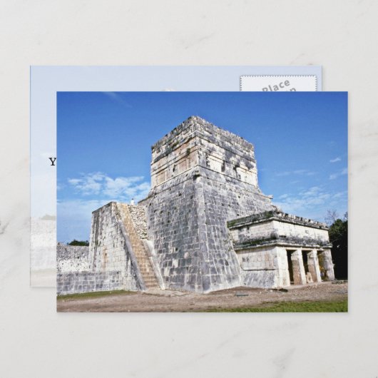 Temple of the Jaguars, Chichen Itza Briefkaart (Voorkant / Achterkant)