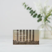 Temple of the Sun, front uitzicht, Baalbek, Heilig Visitekaartje (Staand voorkant)