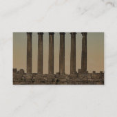 Temple of the Sun, front uitzicht, Baalbek, Heilig Visitekaartje (Achterkant)