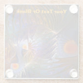 Temple of the Sun Glazen Onderzetter (Achterkant)