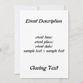 Temple of the Sun Kaart (Achterkant)