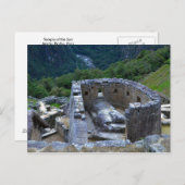 Temple of the Sun, Machu Picchu, Peru Briefkaart (Voorkant / Achterkant)