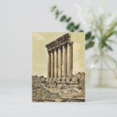 Temple of the Sun, side uitzicht, Baalbek, Heilige Briefkaart (Staand voorkant)
