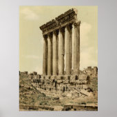 Temple of the Sun, side uitzicht, Baalbek, Heilige Poster (Voorkant)