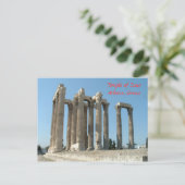 Temple of Zeus Briefkaart (Staand voorkant)