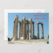 Temple of Zeus Briefkaart (Voorkant / Achterkant)