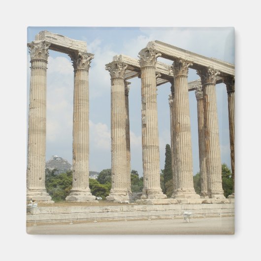Temple of Zeus Magneet (Voorkant)