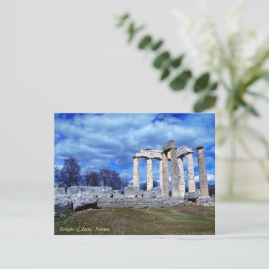 Temple of Zeus - Nemea Briefkaart (Staand voorkant)