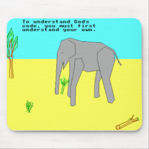 Temple OS Terry Davis Elephant Muismat