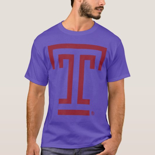 Temple Owls Icon Officially Licensed family retro T-shirt (Voorkant)