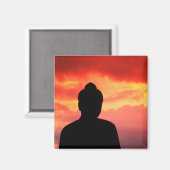 Temple Relic | Boeddhistische standbeeld Magneet (Voorkant / Achterkant)