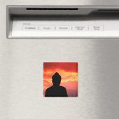 Temple Relic | Boeddhistische standbeeld Magneet (Insitu (Vaatwasser))