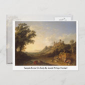 Temple ruins op Sicilië door Jacob Philipp Hackert Briefkaart (Voorkant / Achterkant)