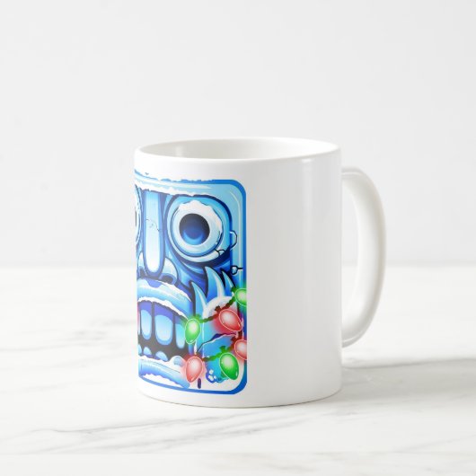 Temple run 2 kerstlampjes Mok (Voorkant rechts)