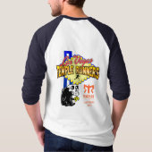 Temple Runners MANNEN RAGLAN T-shirt (Achterkant)
