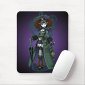 Temple Steampunk Time Traveler Vampire Mousepad Muismat (Met muis)