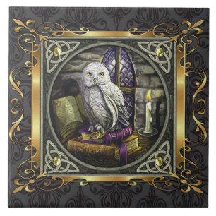 Temple Stone Medieval Witchcraft Ritual Alter Tegeltje