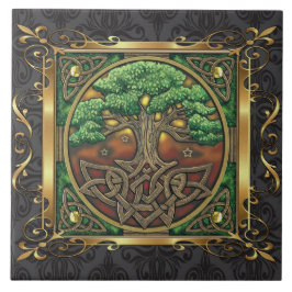 Temple Stone Medieval Witchcraft Ritual Alter Tegeltje