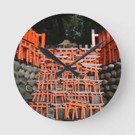 Temple Stone Verre Oosten Ronde Klok