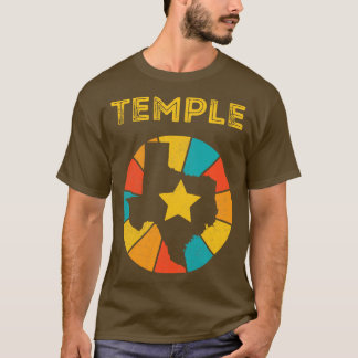 Temple Texas Vintage Verdrietig Souvenir 1 T-shirt