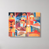 Temple tuinen | Paul Klee | Canvas Afdruk (Voorkant)