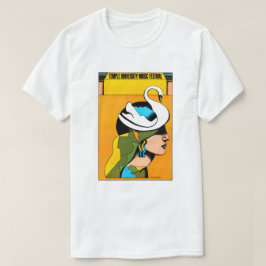 Temple University Muziekfestival T-shirt