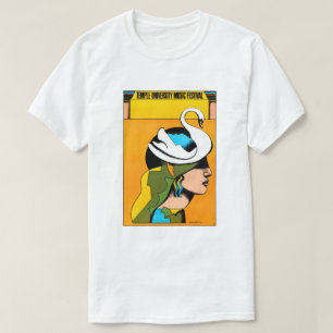 Temple University Muziekfestival T-shirt