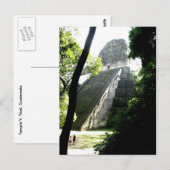 Temple V, Tikal, Guatemala Briefkaart (Voorkant / Achterkant)
