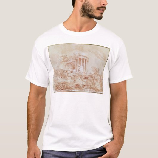 Temple van de Sybil bij Tivoli T-shirt (Voorkant)