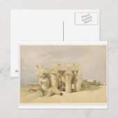Temple van Sobek en Haroeris bij Kom Ombo, uit 'Eg Briefkaart (Voorkant / Achterkant)