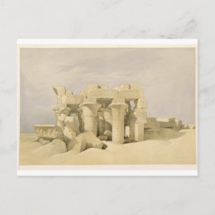 Temple van Sobek en Haroeris bij Kom Ombo, uit 'Eg Briefkaart