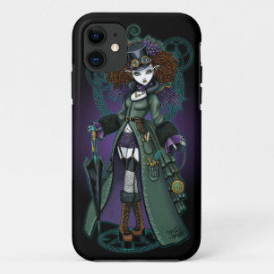 Temple Victoriaans Steampunk Vampire IPhone 5 Bare iPhone 11 Hoesje