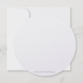 Temple Wedding Invitation-Eternal Circle Kaart (Achterkant)