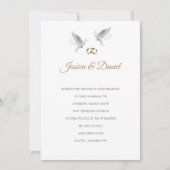 Temple Wedding Invitation Kaart (Voorkant)