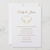 Temple Wedding Invitation Kaart (Voorkant)