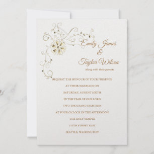 Temple Wedding Invitation Kaart
