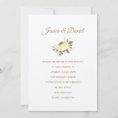 Temple Wedding Invitation Kaart (Voorkant)