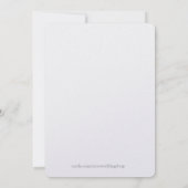 Temple Wedding Invitation Kaart (Achterkant)