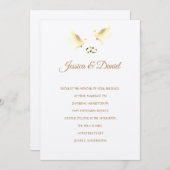 Temple Wedding Invitation Kaart (Voorkant / Achterkant)