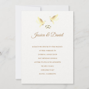 Temple Wedding Invitation Kaart