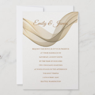 Temple Wedding Invitation Kaart